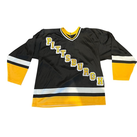 Vintage CCM Maska Pittsburgh Penguins Alternate Jersey - Picture 1 of 10